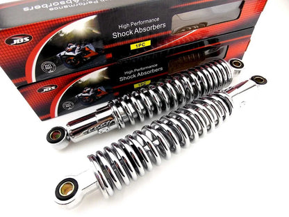325mm JBS Chrome Rear Shock Absorbers for Suzuki GS550M Katana