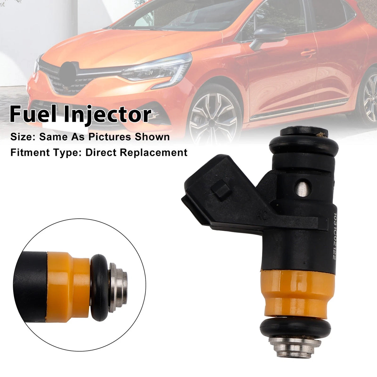 Fuel Injector for Renault Clio 2, Megane 2, Scenic 2 (H029611, ITGM60)