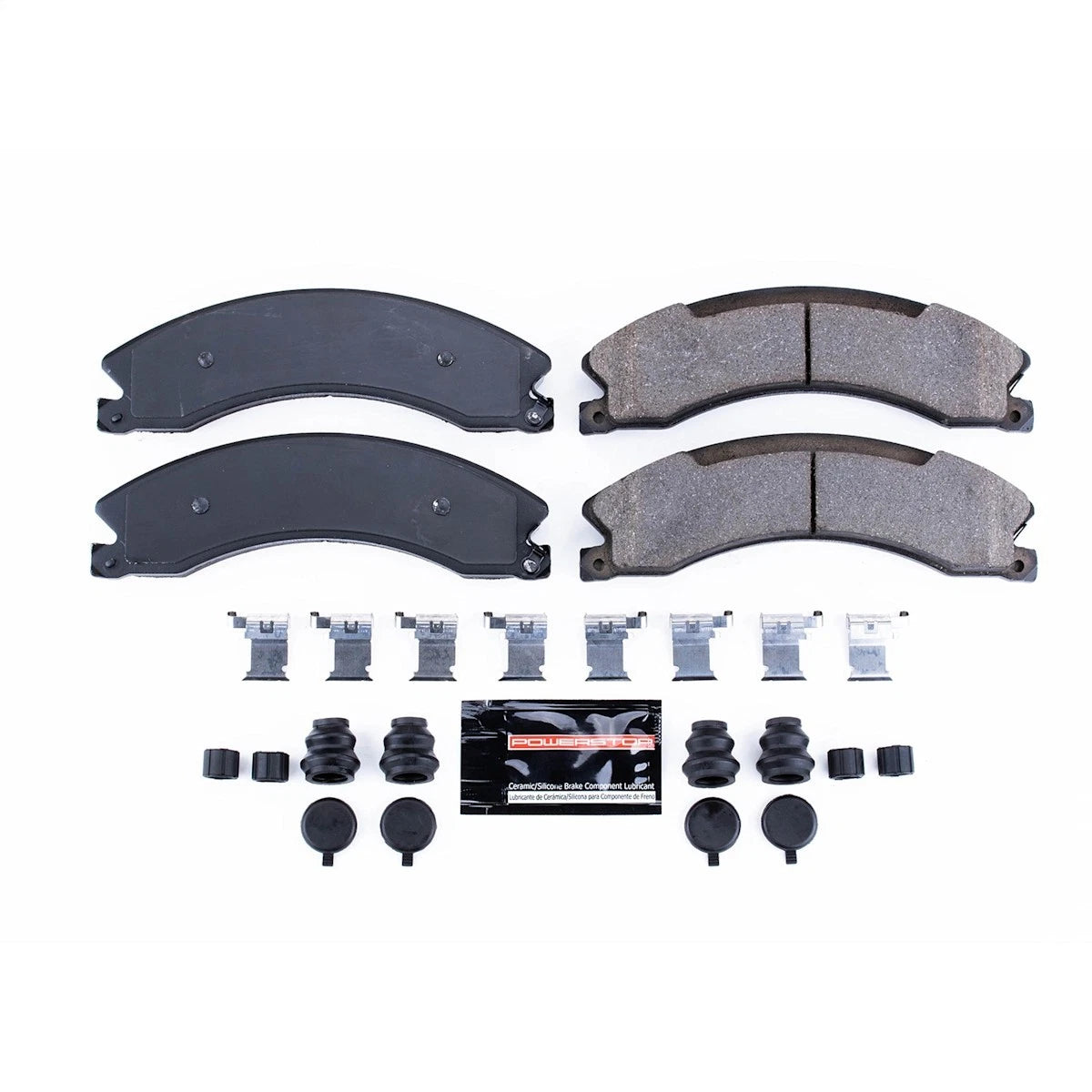 Set of 4 Powerstop Z23-1565 Brake Pads for Chevy GMC NV1500 (2012–2014)