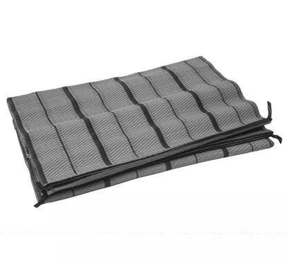 2X PLS Luxury Awning Carpet CO2560 for Caravan (H/D Grey, 2.5x6.0m)