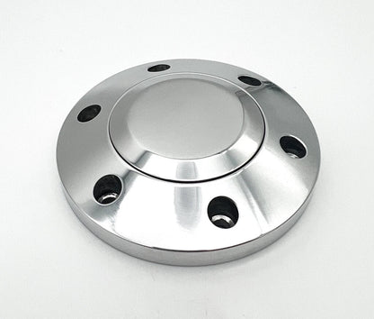 Steering Wheel Horn Button Polished Aluminum for 6 Hole Toyota Hilux (2005–2015)