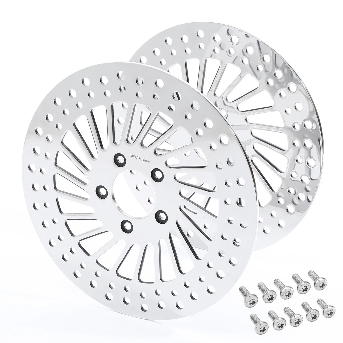 11.5" Front Brake Rotors & Bolts for Harley Touring Softail Sportster (2000–2023)