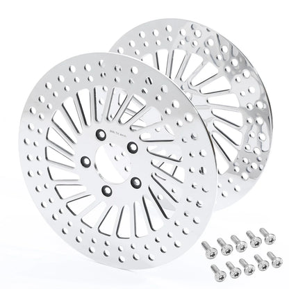11.5" Front Brake Rotors & Bolts for Harley Touring Softail Sportster (2000–2023)