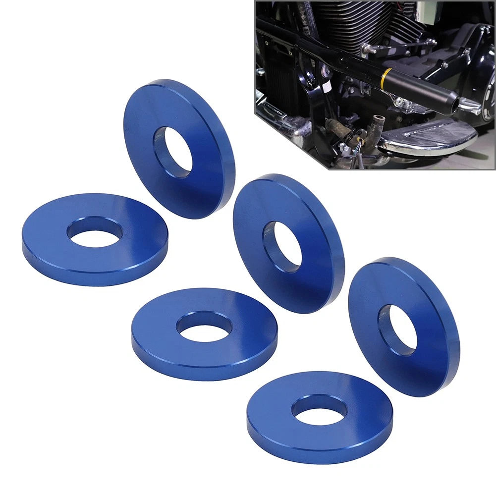 6X Engine Saddlebag Crash Bar Decorative Spacer Ring for Harley Softail