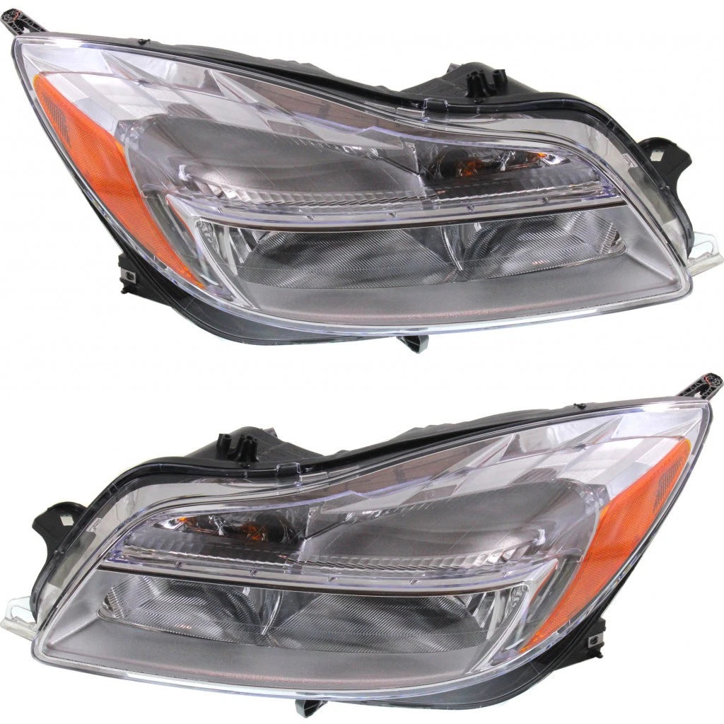 Headlight Assembly Pair for Buick Regal (2011–2014) PLX-M0-336-1123L-AC-CL360A1, GM2502353, GM2503353