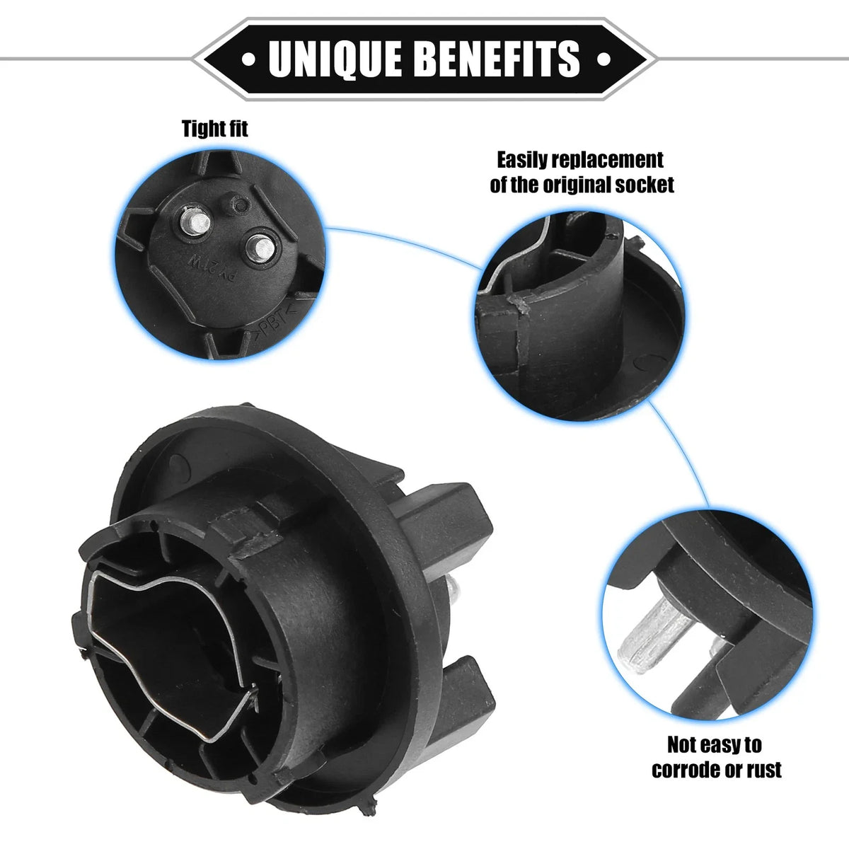 Turn Signal Light Socket A0008269182 for Mercedes-Benz CLK 320 (1998–2003)