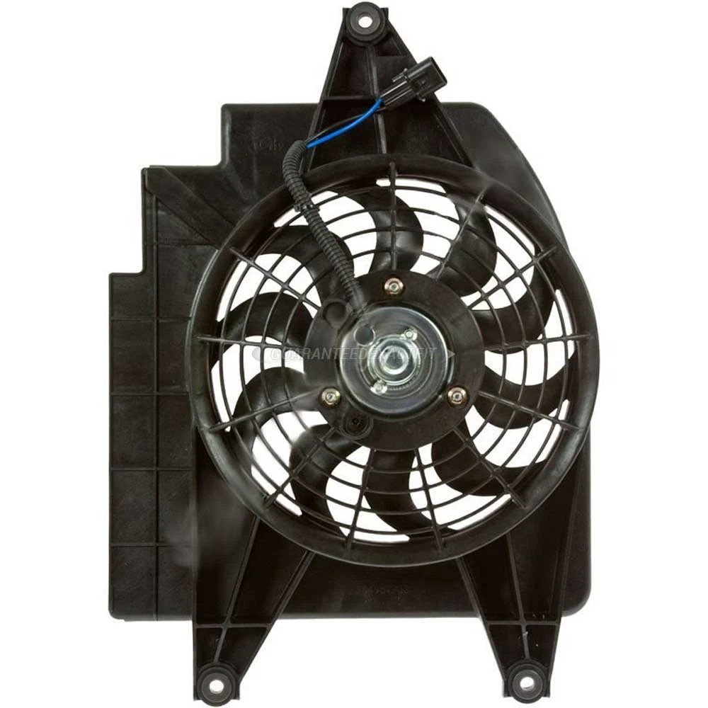 Condenser Side Cooling Fan Assembly for Kia Rio (2001) 19-20332AN, 0K30A61710D, 0K30A61710E