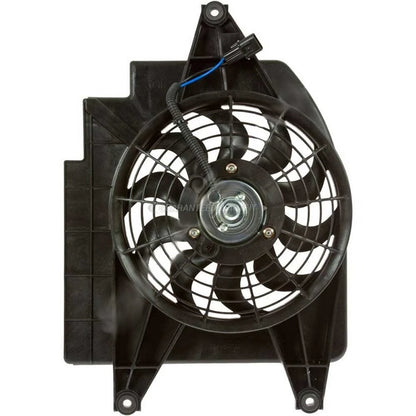 Condenser Side Cooling Fan Assembly for Kia Rio (2001) 19-20332AN, 0K30A61710D, 0K30A61710E