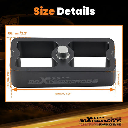 1" Rear Lowering Block for Isuzu Hombre (1997–2000) CNC Machined Aluminum