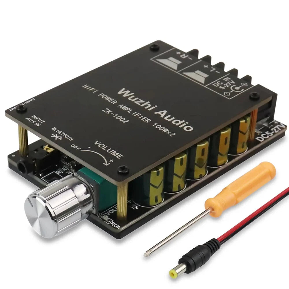 ZK-1002 Bluetooth Digital HIFI Stereo Audio Power Amplifier Board