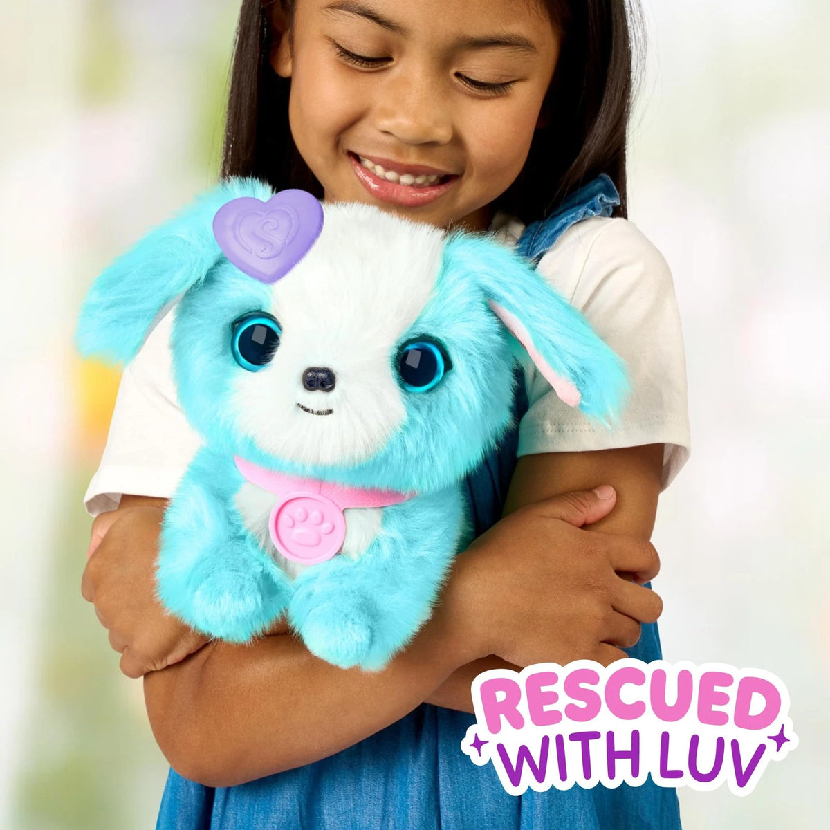 Scruffaluvs Blue Surprise Pet Plush Toy (19 cm)