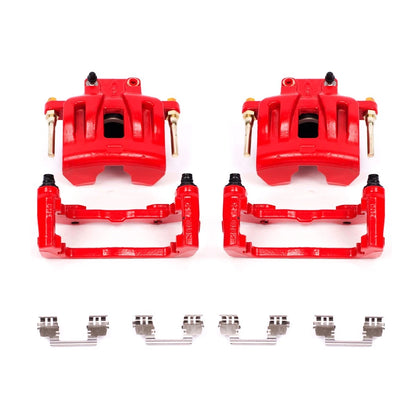 2X Powerstop S4968 Brake Calipers Front for Dodge Challenger Charger (2005–2021)