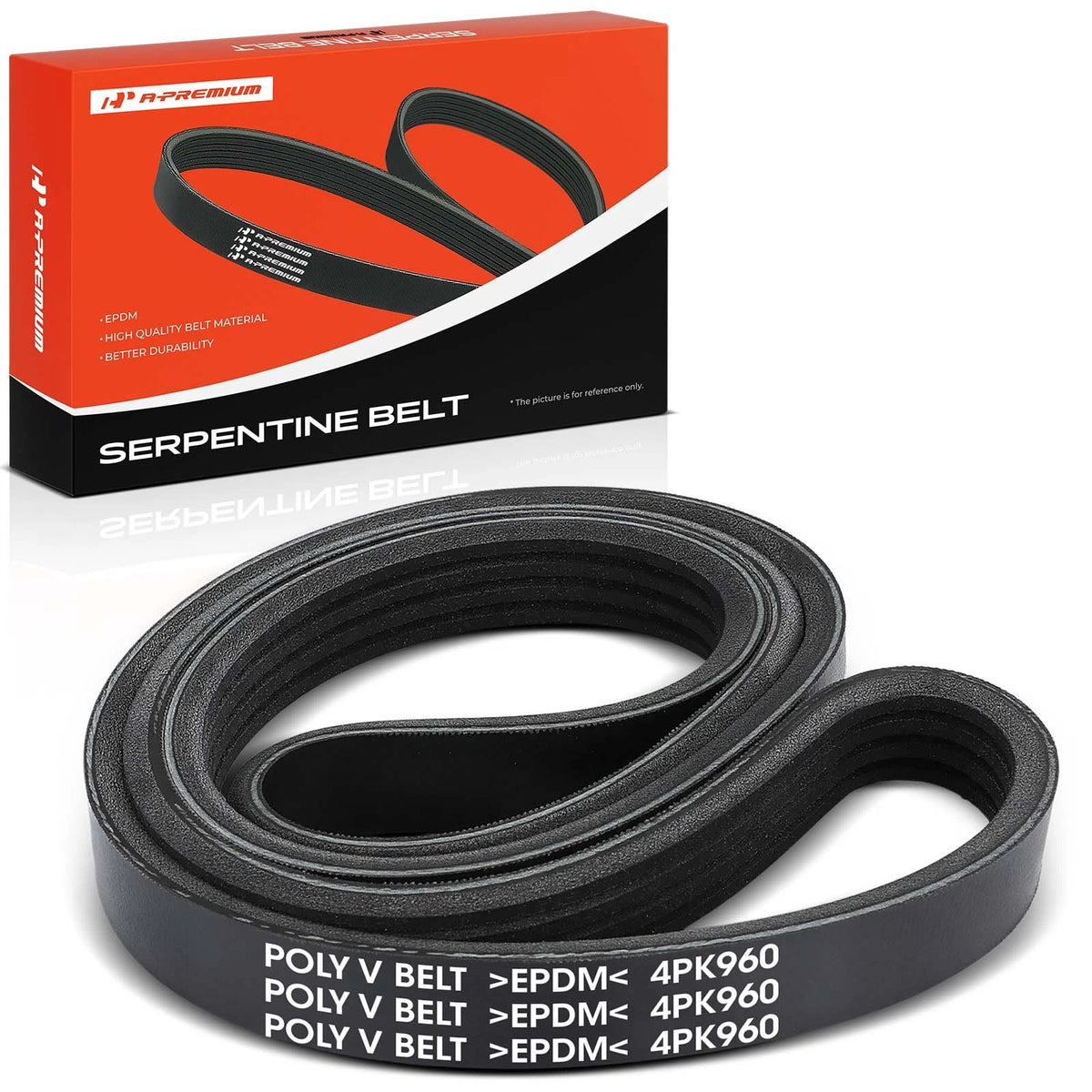 Serpentine Belt for Chevy Silverado 1500 GMC (0K2AA15908, 0K30C15909D)
