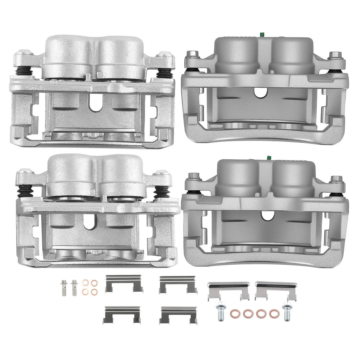 8X Front Rear Disc Brake Calipers for Chevy Suburban/GMC Yukon XL 2500 (2000–2013)