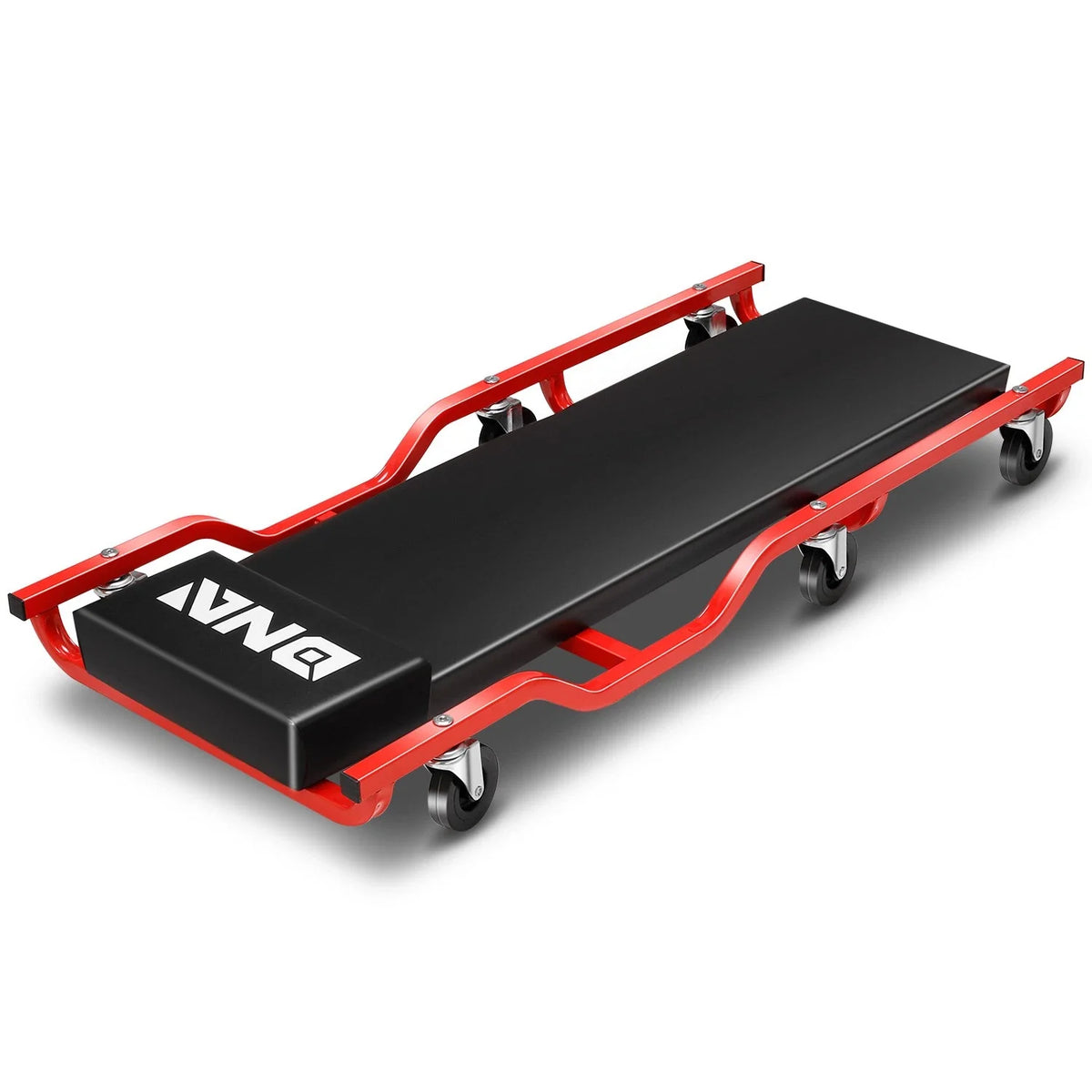 Red Roller Mechanic Garage Shop Creeper for Universal Use (38"L x 17"W x 4.33"H)