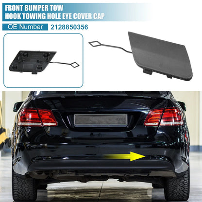 Tow Hook Cover 2128850356 for Mercedes-Benz E200 (2014–2016) Black