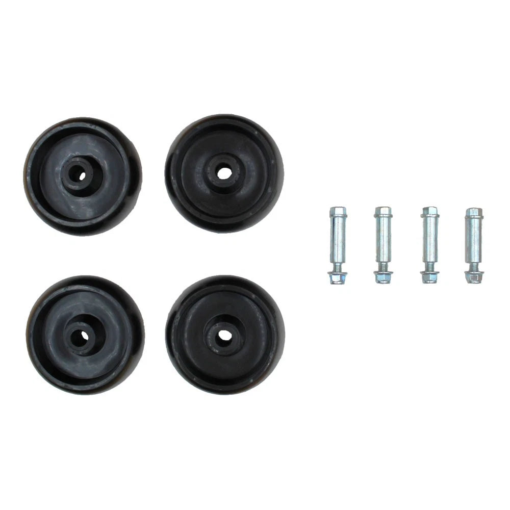 Set of 4 Deck Wheels with Bolt & Nut for John Deere Z355R Z375R Z425
