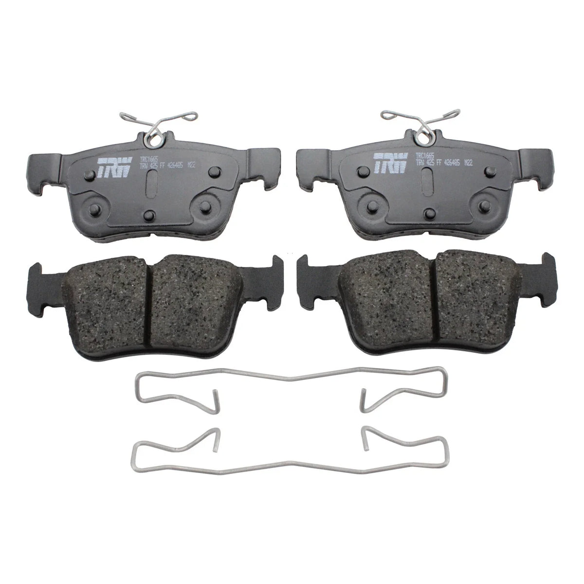 TRW Pro Rear Ceramic Brake Pads for Ford Edge, Escape, Fusion, Continental, MKC, MKX, MKZ (–2023)