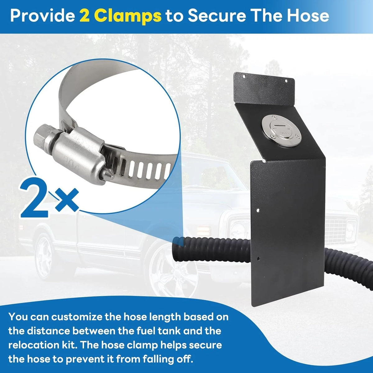 Gap Relocation Kit for Chevy GMC Truck (1967–1987)