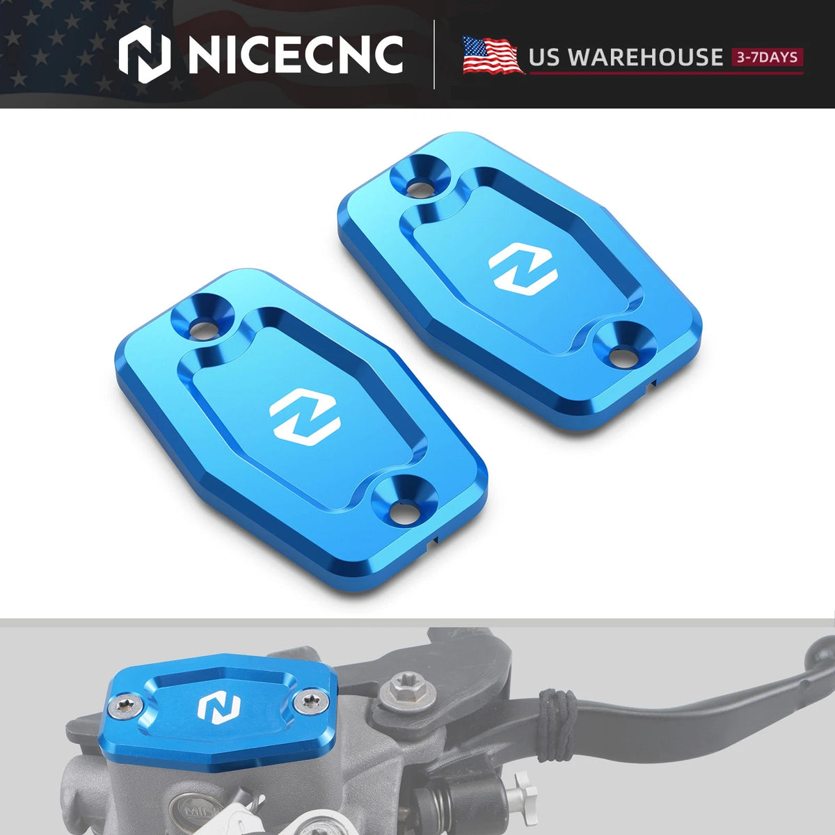 Front Clutch Brake Reservoir Cover for Husqvarna TE FE 250 350 450 501 (2022–2024)