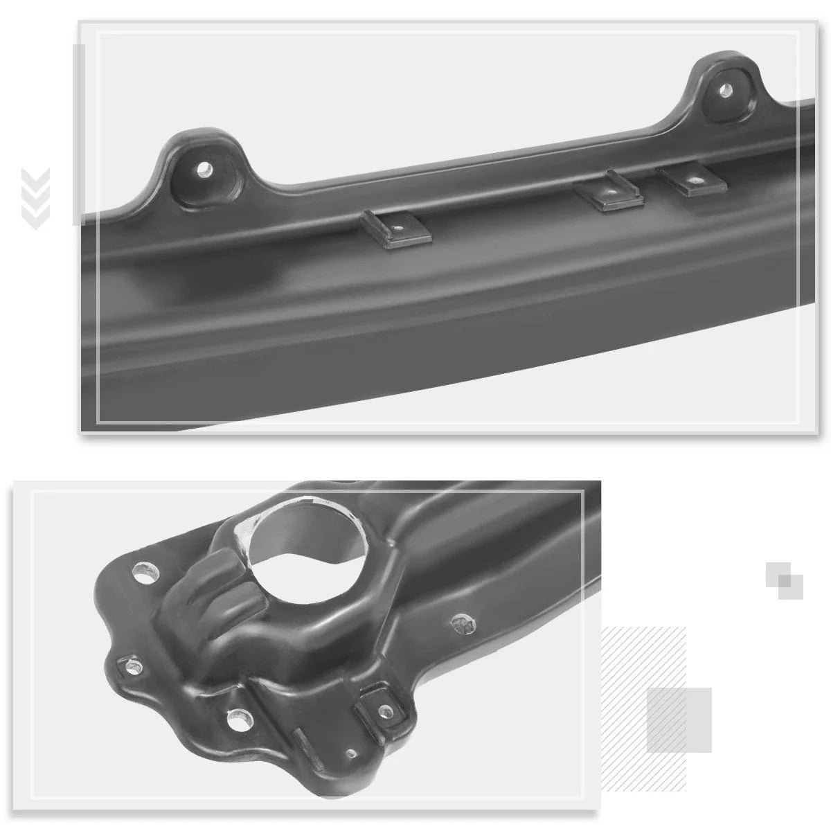 Rear Bumper Reinforcement Impact Absorber for Hyundai Santa Fe XL (2017–2019)