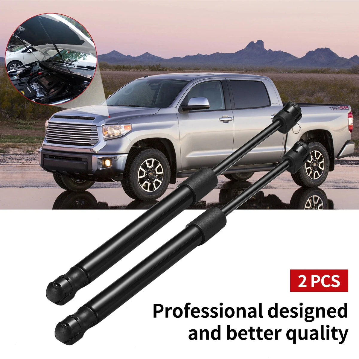 Front Hood Struts for Nissan Titan PRO-4X (2008–2015)