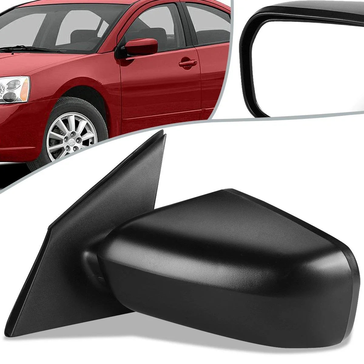 Power Side View Door Mirror Left for Mitsubishi Galant (2004–2008) MI1320127