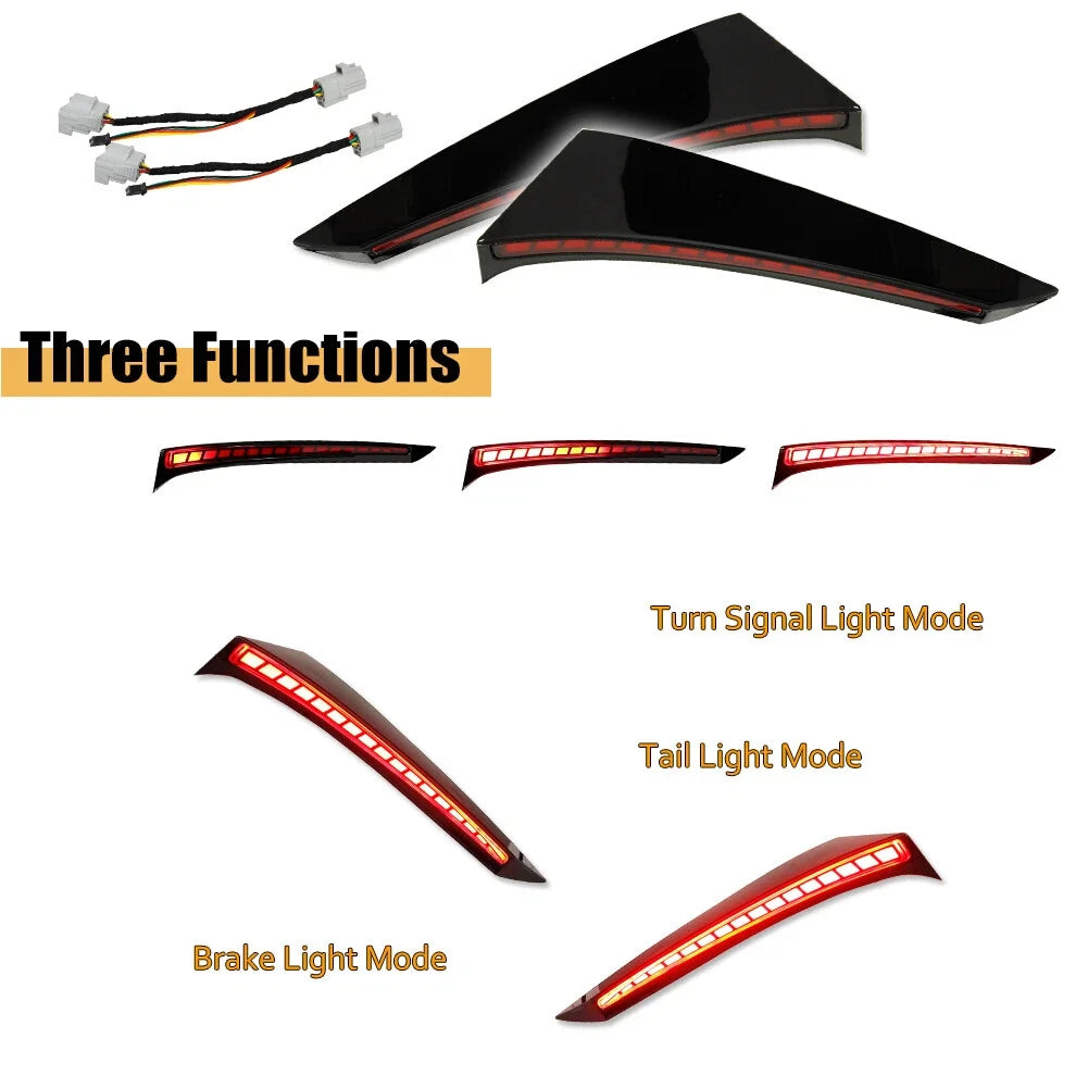 LED Rear Bumper Marker Tail Lights for Toyota Sienna (2021–2025)