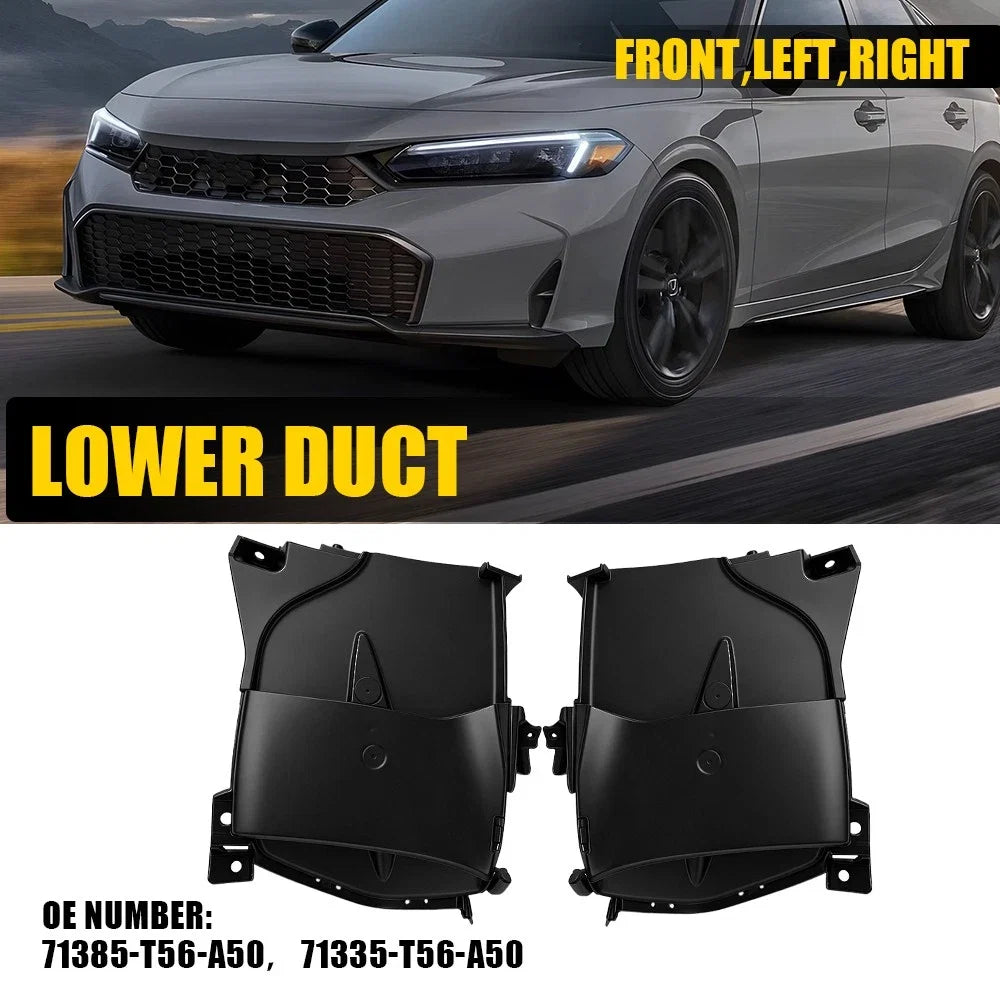Front Bumper Cover Air Duct Lower Pair for Honda Civic (2025–2026)