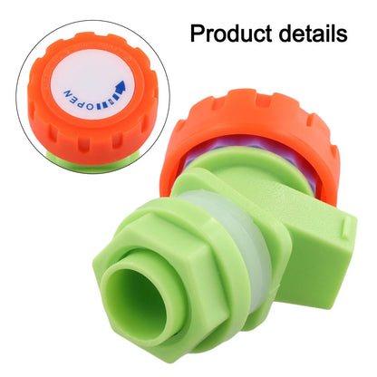 Leak Proof Plastic Knob Faucet for Juice Bottles and Water Containers