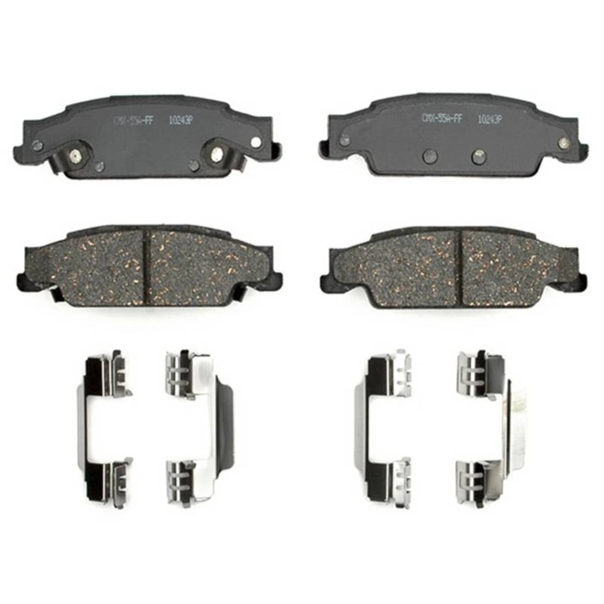 2X Brake Pad Set for Cadillac STS, Pontiac Grand Prix (2003–2011) 17D922CHF2