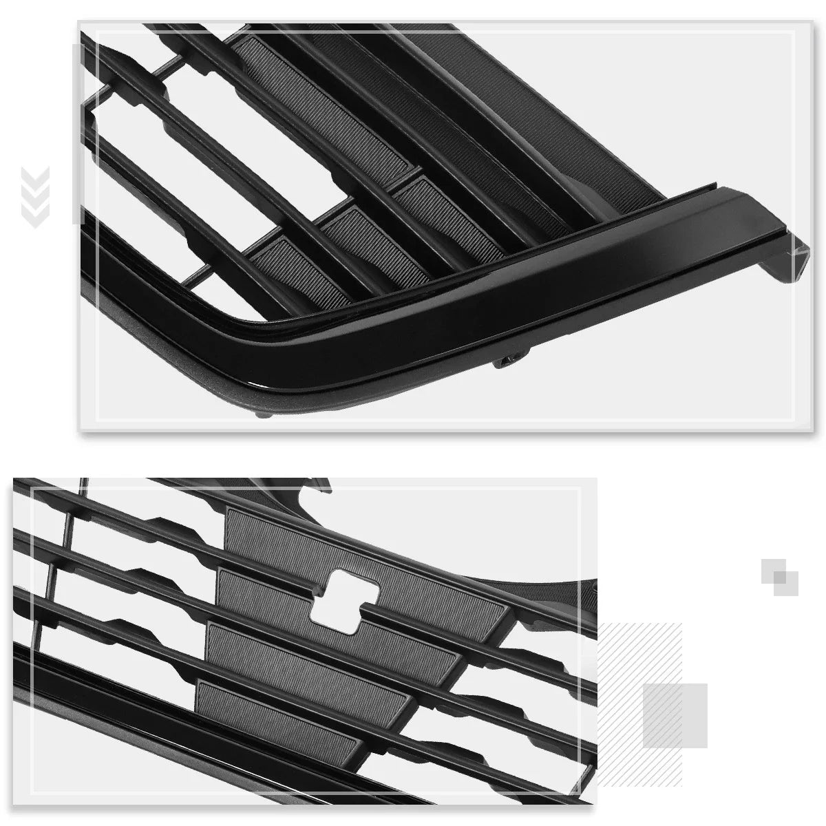 Lower Grille Shell w/Black Moulding for Subaru Forester (2019–2021)