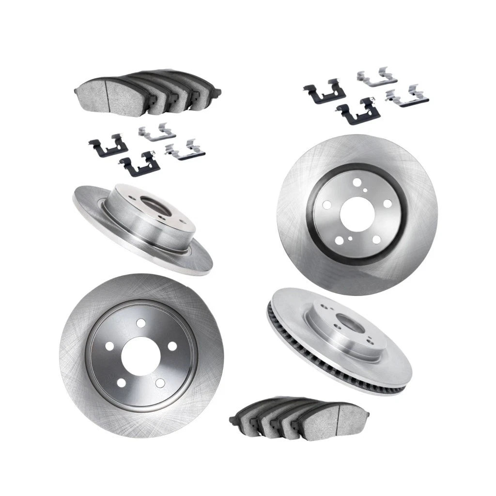 Set of 4 Brake Rotors for Volvo V50 (2005–2011) ALX-PAU-DF-6514-54035-CLA3