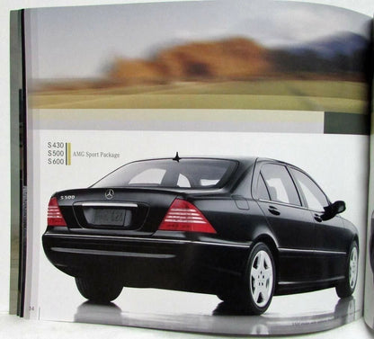 Sales Brochure for Mercedes-Benz S-Class (2004) S430 S500 S55 AMG S600