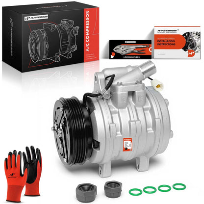 A/C Compressor with Clutch for Geo Metro Tracker Suzuki Swift Sidekick (1990–1998) - 12367701, 12367705, 9520060A51, 77311