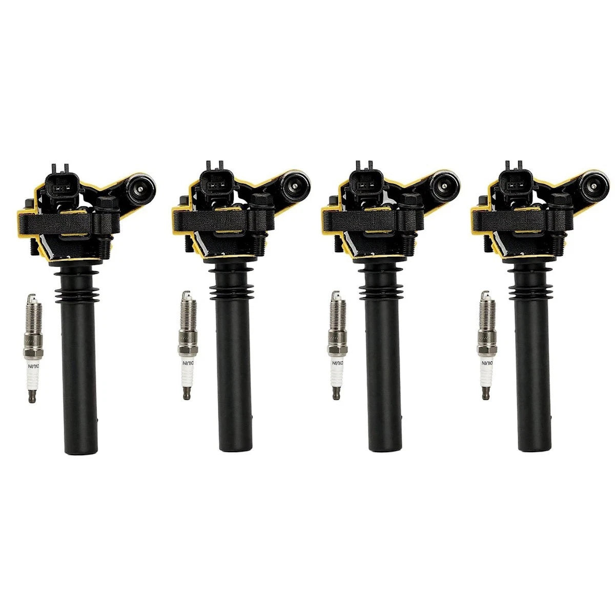 Ignition Coil and Spark Plug Kit for Dodge Ram 2500 (2003–2005) - 18100988, UF378