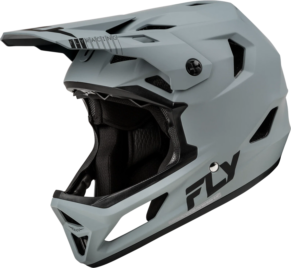 Fly Racing Youth Rayce Helmet for Bicycle (2015–2023) Matte Grey Small