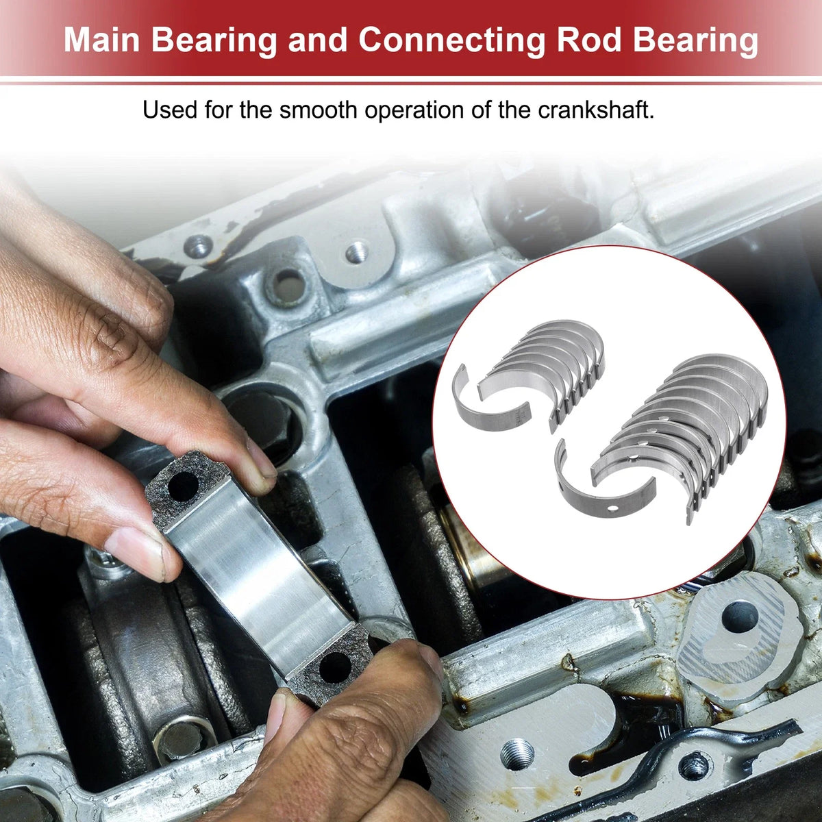 Main Bearing and Connecting Rod Bearing Kit No. 1170123060 for Toyota Rush (2006–2018)