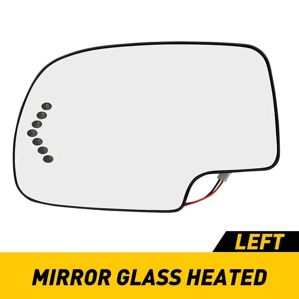 Power Heated Mirror Glass for Chevy GMC Cadillac (2003–2007)