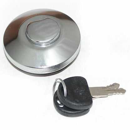 Chrome Fuel Tank Cap + Lock for Suzuki SJ410 413 LJ Samurai Sierra (1981–1998)
