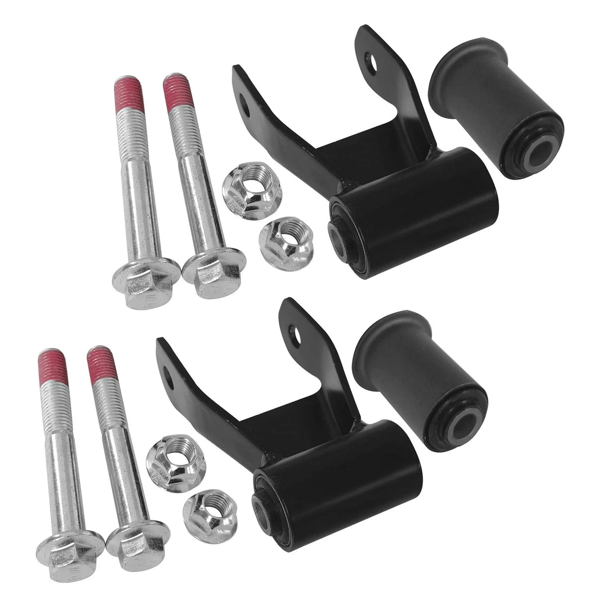 2X Leaf Spring Shackle Rear for Dodge Ram 1500 (2002–2008) 722-034 52106737AA