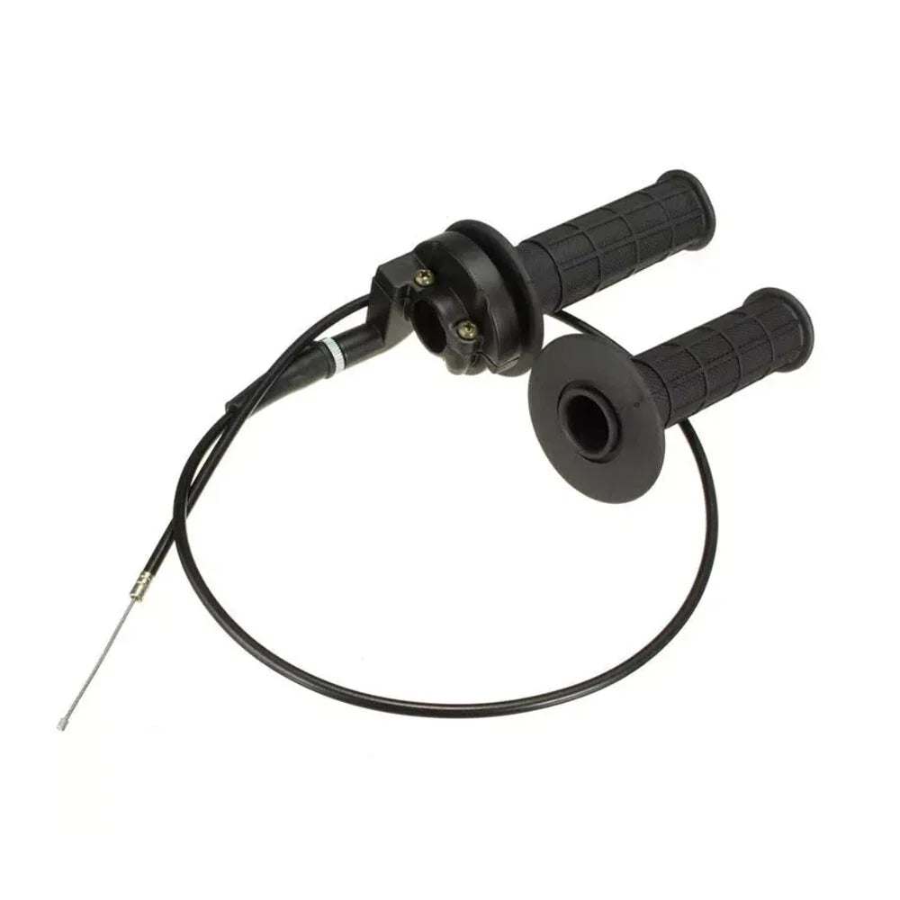 7/8" Twist Throttle Grip + Cable for Dirt Bike Quad ATV (50cc-125cc)