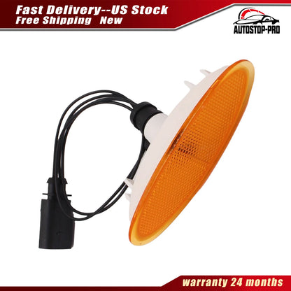 Set of 2 Side Marker Lights for Bentley GTC GT Flying Spur (2006–2020) - 3W0945072F, 3W0945071F