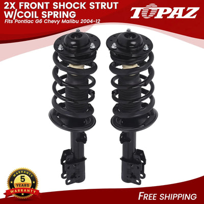 2X Front Struts Shock Absorbers for Pontiac G6, Chevy Malibu (2004–2012)