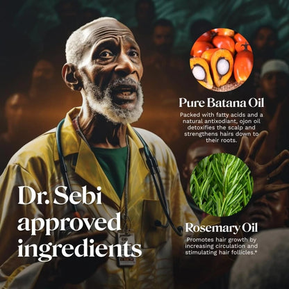 Batana Oil with Rosemary for Hair (1 Fl Oz)