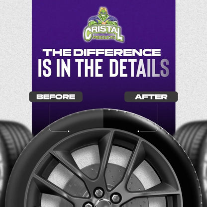 Tire Shine Spray for Deep Gloss Finish (Long-Lasting Wet Look)