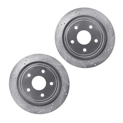 Drilled and Slotted Rotors for Chrysler Aspen (2007–2009) ALX-PAU-DF-7002-40081-CLA4