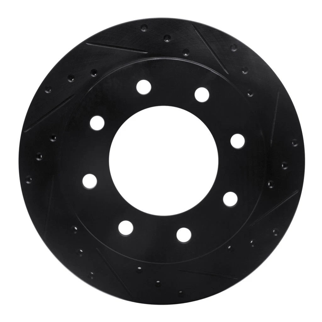 Rotor Set for GMC Sierra 1500 HD (2005–2006) | Drilled and Slotted | ALX-PAU-DF-8002-48058-CLA8