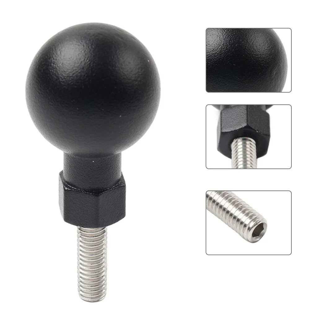 Universal Motorcycle Ball Head Base GPS Phone Holder Clamp 1pc