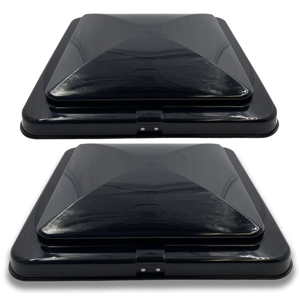 2 RV Roof Vent Cover Replacement Lids for Motorhome Camper Trailer (14" x 14")